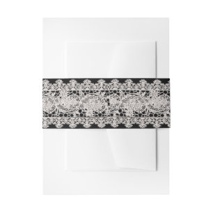 Bandeau De Faire-part Dentelle blanche vintage