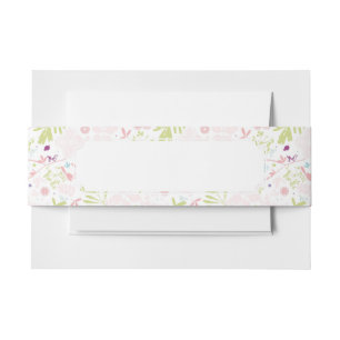 Bandeau De Faire-part déploiement de motif floral