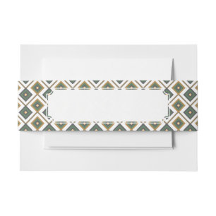 Bandeau De Faire-part Diamante en vert