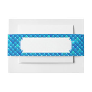 Bandeau De Faire-part échelles de poissons de rivière