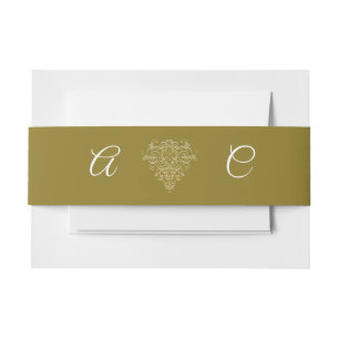 Bandeau De Faire-part Élégance dorée