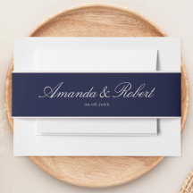 Elegant Classy Navy Blue Wedding