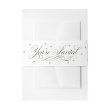 Élégant Gold Dot Belly Band