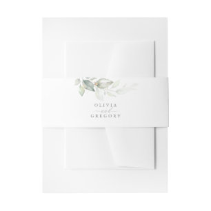 Bandeau De Faire-part Élégant Mariage de verdure romantique