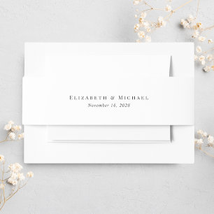 Bandeau De Faire-part Élégant Mariage Monogramme