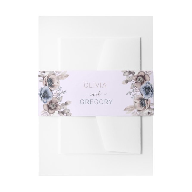 Bandeau De Faire-part Élégant Mariage Pastel Spring Watercolor (Devant example)