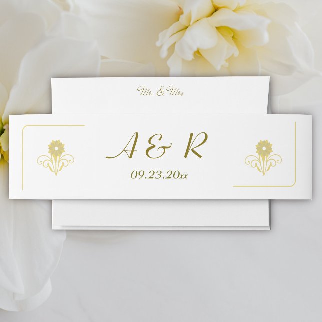 Bandeau De Faire-part Élégant Mariage victorien (Créateur téléchargé)