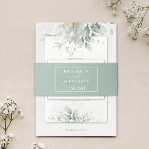 Bandeau De Faire-part Élégant minimaliste contemporain mariage