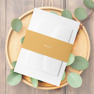 Bandeau De Faire-part Elégant Monochromatique Pastel Earthy Personnalisé