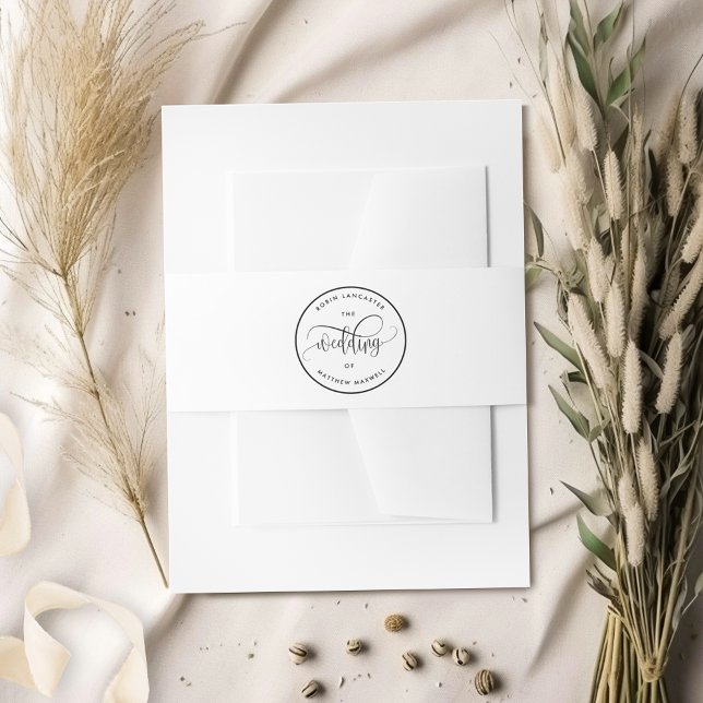 Bandeau De Faire-part Elegant, Romantic and Modern Wedding (Créateur téléchargé)