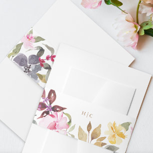 Bandeau De Faire-part Elégante aquarelle Beau Mariage