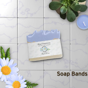 Bandeau De Faire-part Emballage de bande de savon artisanal chamomile