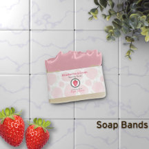 Emballage de la bande de savon de fraise