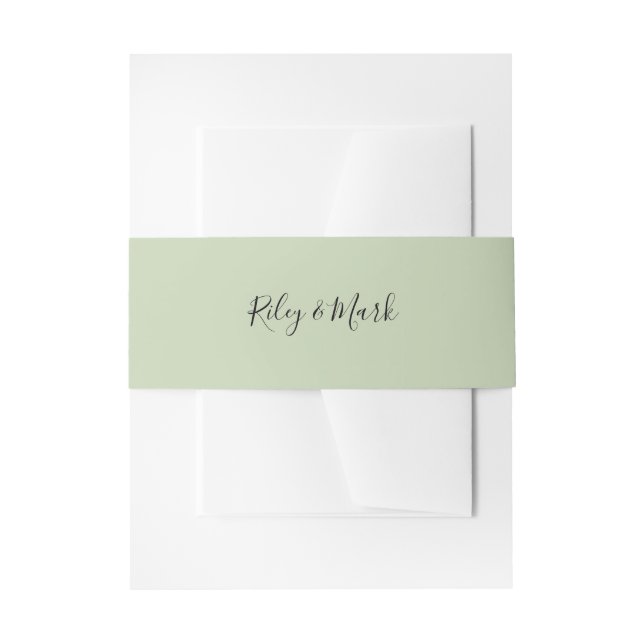 Bandeau De Faire-part Enveloppe d'invitation de la suite Mariage Belly B (Devant example)