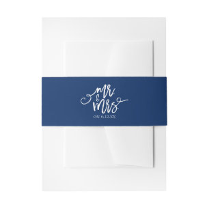 Bandeau De Faire-part Enveloppement faire-part de mariage / Bande ventre