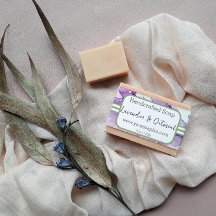 Envelopper le Étiquette de savon Sage & Lavendar W