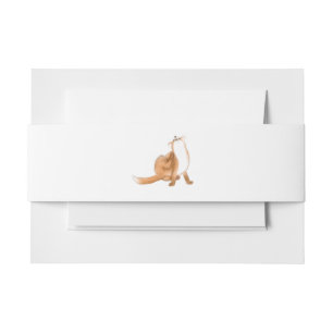 Bandeau De Faire-part Épingler le renard