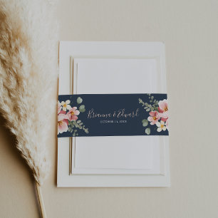 Bandeau De Faire-part Eucalyptus Garden Rose Mariage Floral