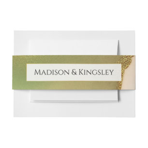 Bandeau De Faire-part Fab Chartreuse 🤵 audacieux et élégant Mariage bud