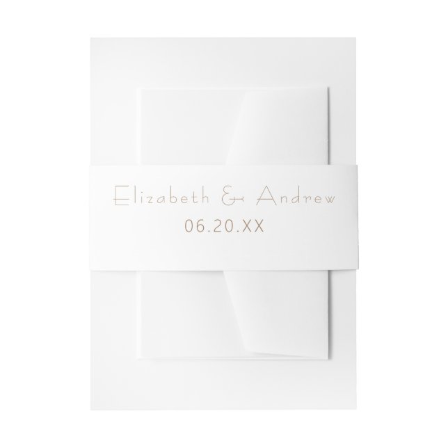 Bandeau De Faire-part Faire-part de mariage (Devant example)
