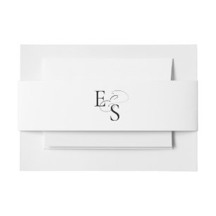 Bandeau De Faire-part Faire-part de mariage moderne Monogramme Ampersand