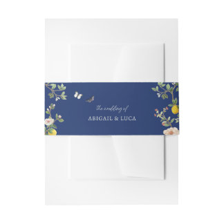 Bandeau De Faire-part Faire-part de mariage oiseaux floraux en chinoiser