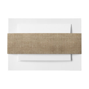 Bandeau De Faire-part Faisceau de mariage rustique pour carton d'invitat