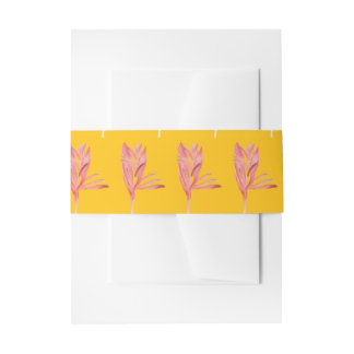 Bandeau De Faire-part Feuillage botanique exotique aquarelle tropicale