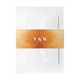 Bandeau De Faire-part Feuilles d'érable d'automne Nom initial