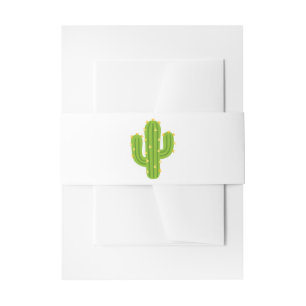 Bandeau De Faire-part Fiesta d'amour Cactus Cœur Jaune 