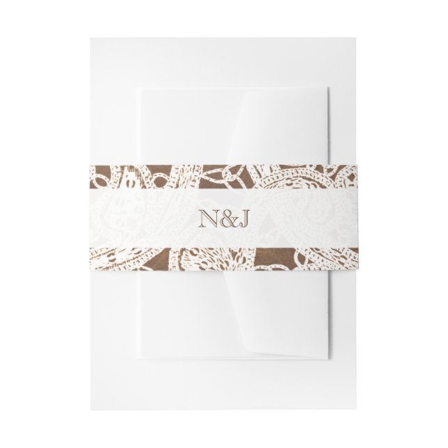 Bandeau De Faire-part Fils de cheval rustiques et Mariage campagnard de  (Devant example)