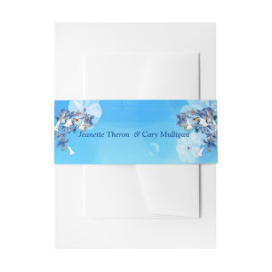 Bandeau De Faire-part Fleur de lune d'aquarelle blanche