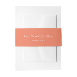 Bandeau De Faire-part Fleur sauvage Meadow Invitation Bande de ventre