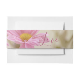 Bandeau De Faire-part Fleurs de Faire-part de mariage de ventre Rose Dai