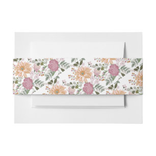 BANDEAU DE FAIRE-PART FLEURS D'ÉTÉ CHÈRES