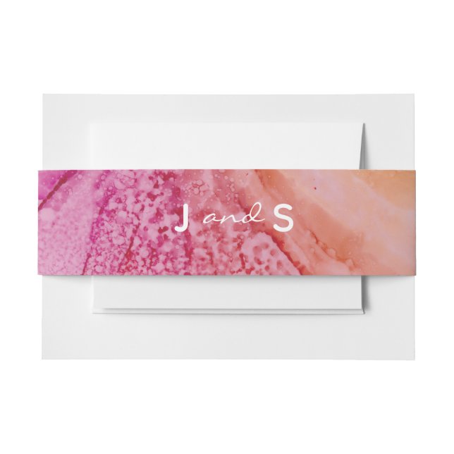 Bandeau De Faire-part Fleurs fraîches mariages (Devant Example)