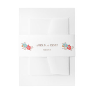 Bandeau De Faire-part "Floral Elegance" Collection