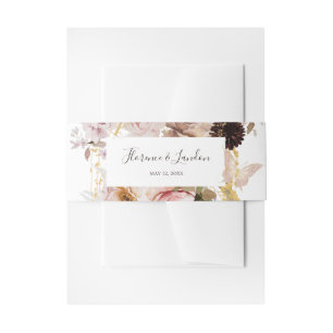 Bandeau De Faire-part Floral flush moderne MARIAGE