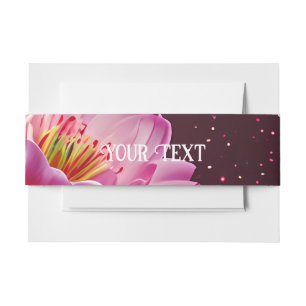 Bandeau De Faire-part Floral Lotus Mariage Suite Starry Night Romance
