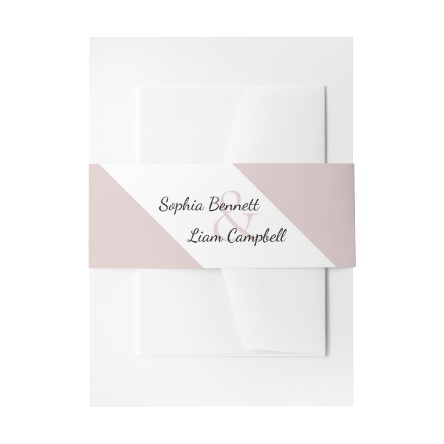 Bandeau De Faire-part Floral rose vif moderne (Devant example)