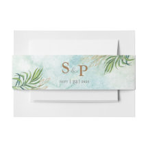 Foliage Jungle Aquarelle verte exotique