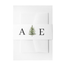 Forest Wintre Watercolor Wedding