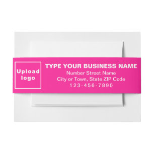 Bandeau De Faire-part Format paysage rose affaires
