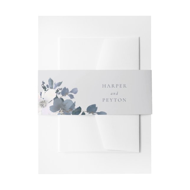 Bandeau De Faire-part Garden Love Invitation Belly Band (Devant example)