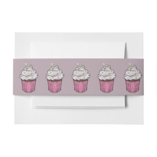 Bandeau De Faire-part Gâteau Cupcake de Proposition Sucrée