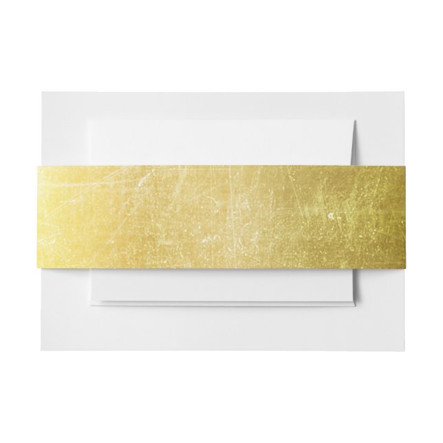 Bandeau De Faire-part Gold Belly Band (Devant Example)