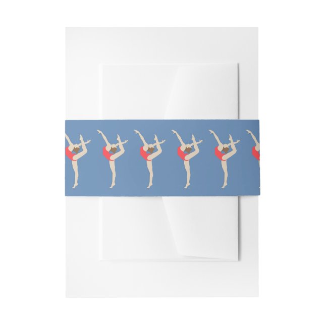 Bandeau De Faire-part Gymnaste féminine (Devant example)