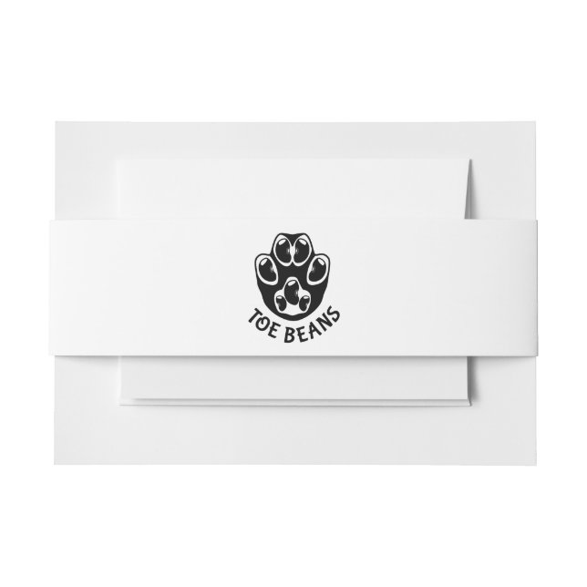 Bandeau De Faire-part Haricots - Haricots noirs (Devant Example)