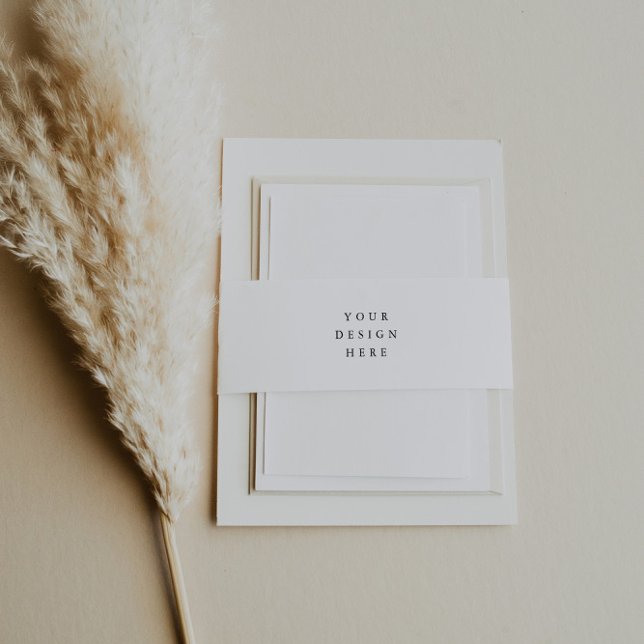 Bandeau De Faire-part Impression de bandeau ventral d'invitation (Créateur téléchargé)