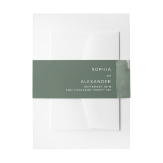 Bandeau De Faire-part Invitation Belly Band